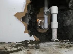 天府厨房下水管道漏水检测